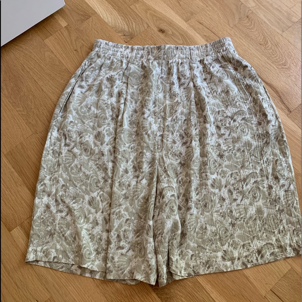 Vintage Segrets Sigrid Olsen shorts elastic Large